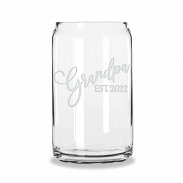 Family Ties | Personalized 16oz Beer Can Glass